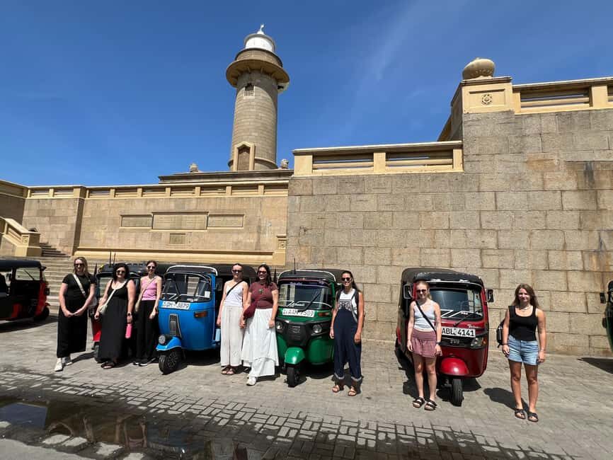 Colombo: Private Tuk-Tuk City Tour with All Entry Fees - Clock Tower and Old Lighthouse: the Fort-first orientation