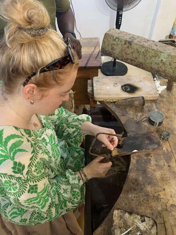 Galle : Traditional Jewellery making workshop - A Private Day Making Sri Lankan Jewelry in Kotapola, Near Galle