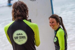 PRIVATE Surf lesson for Beginners Couple - Surf safety drills that actually change how you feel in the water