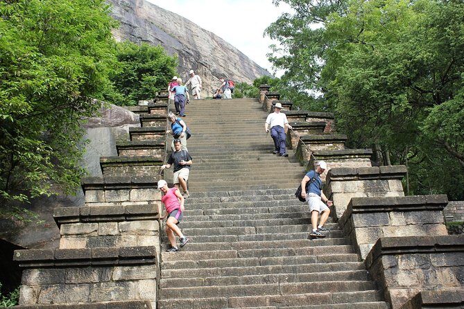 Three Ancient Kingdoms Tour | from Colombo - Yapahuwa Rock Fortress: climbing the rock and reading the carvings
